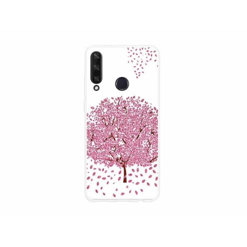 Gelový kryt mmCase na mobil Huawei Y6p - kreslený strom s listy
