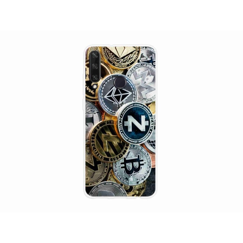 Gelový kryt mmCase na mobil Huawei Y6p - kryptoměny