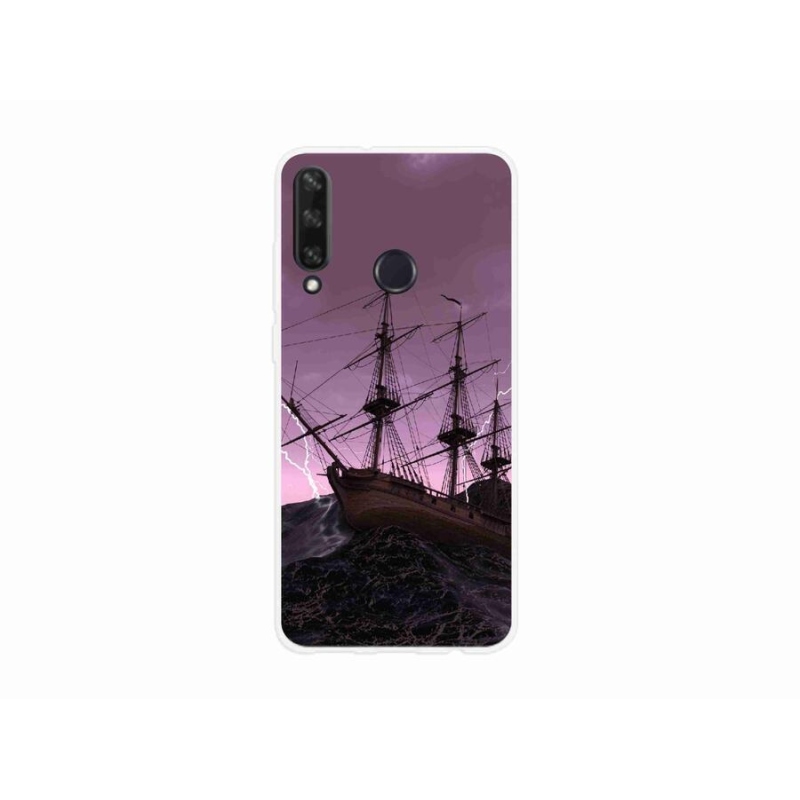 Gelový kryt mmCase na mobil Huawei Y6p - loď v bouři