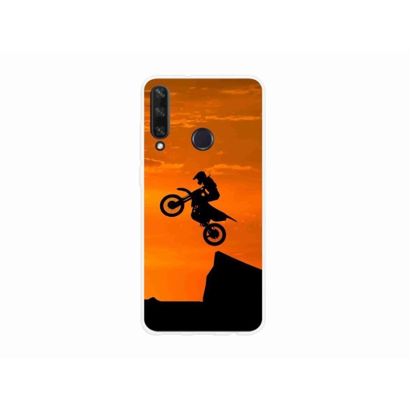Gelový kryt mmCase na mobil Huawei Y6p - motocross