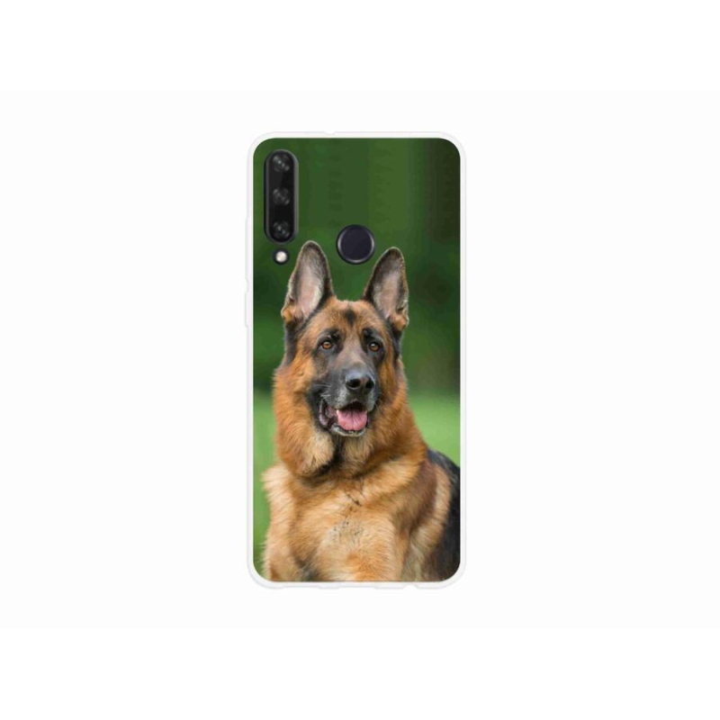 Gelový kryt mmCase na mobil Huawei Y6p - německý ovčák