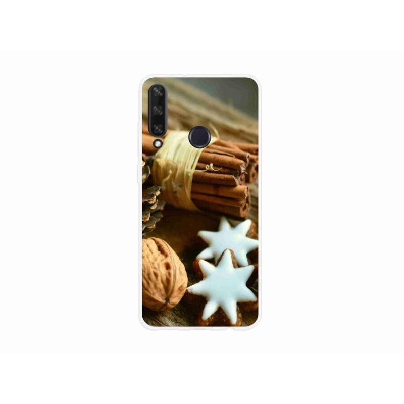 Gelový kryt mmCase na mobil Huawei Y6p - skořice a perníčky