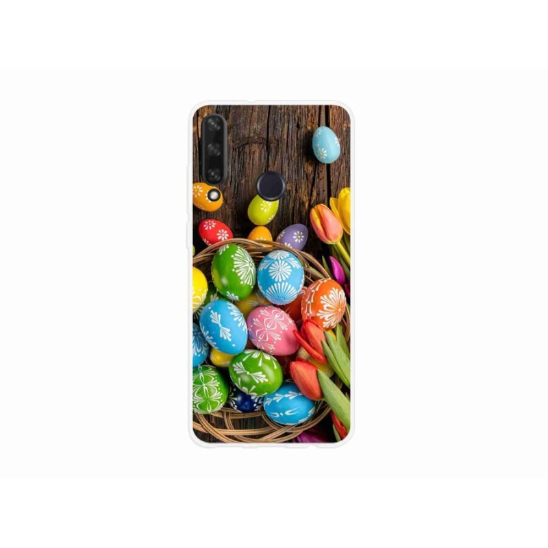 Gelový kryt mmCase na mobil Huawei Y6p - velikonoční vajíčka