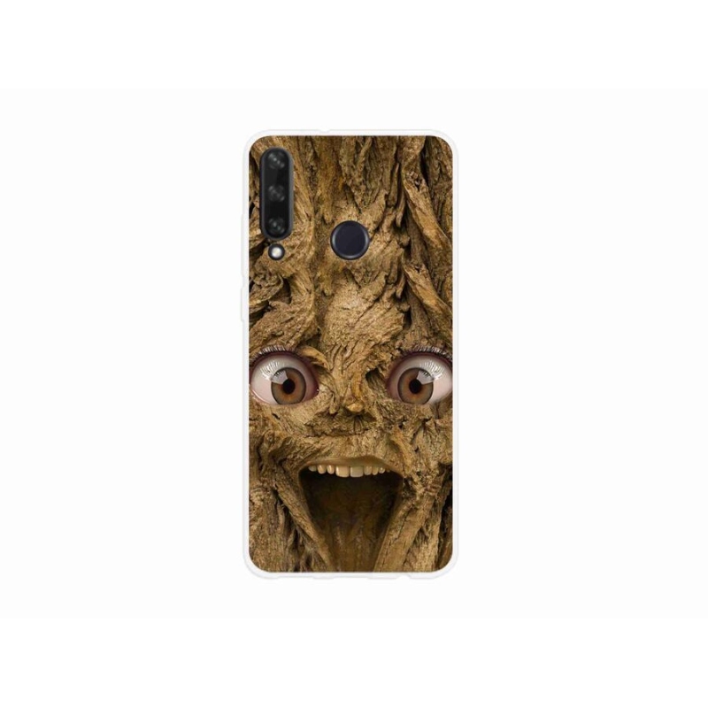 Gelový kryt mmCase na mobil Huawei Y6p - veselý strom s očima