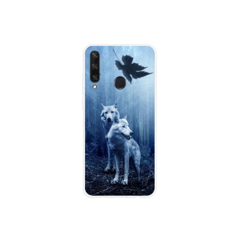 Gelový kryt mmCase na mobil Huawei Y6p - vlci v lese