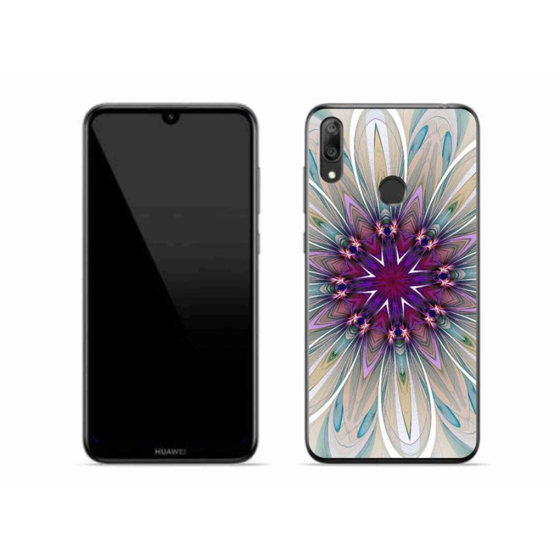 Gelový kryt mmCase na mobil Huawei Y7 (2019) - abstrakt 10