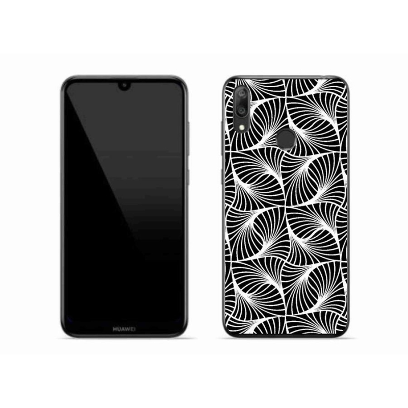 Gelový kryt mmCase na mobil Huawei Y7 (2019) - abstrakt 14