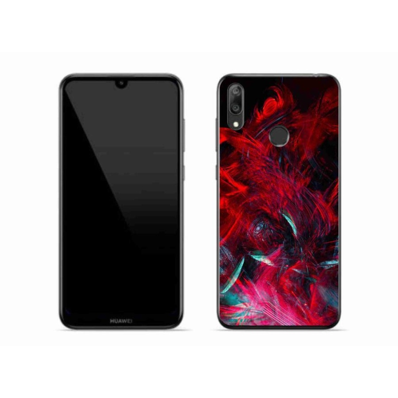 Gelový kryt mmCase na mobil Huawei Y7 (2019) - abstrakt 16