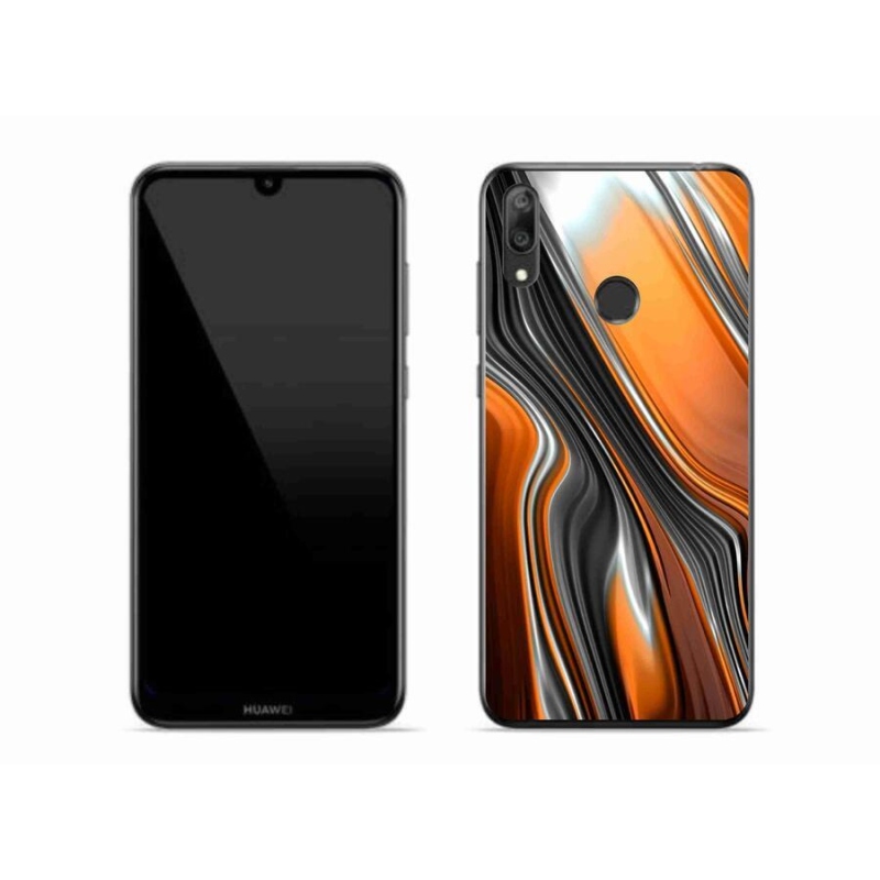 Gelový kryt mmCase na mobil Huawei Y7 (2019) - abstrakt 3