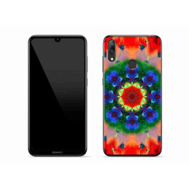 Gelový kryt mmCase na mobil Huawei Y7 (2019) - abstrakt 5