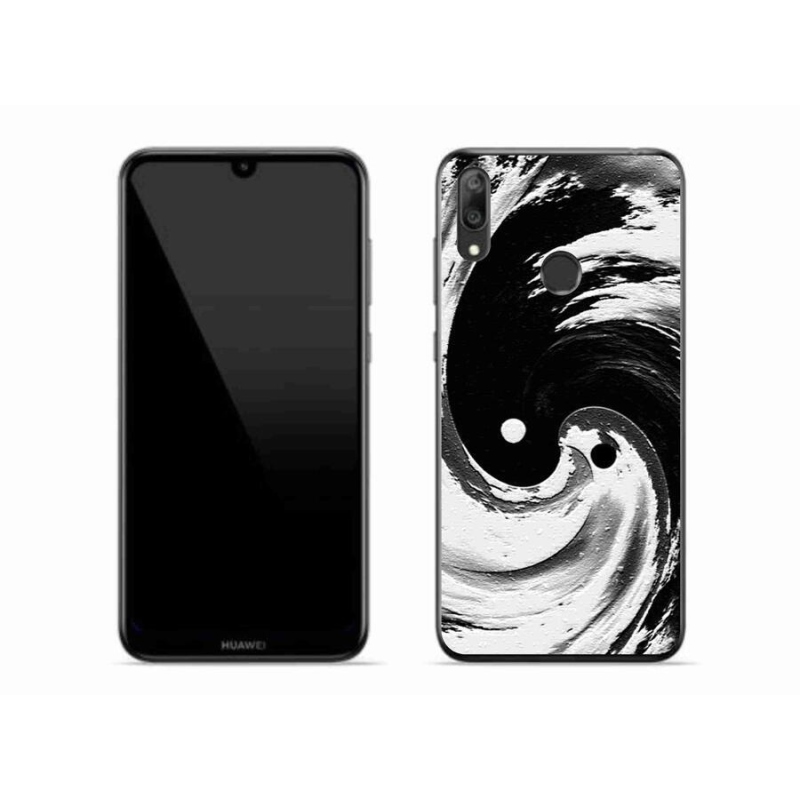 Gelový kryt mmCase na mobil Huawei Y7 (2019) - abstrakt 8