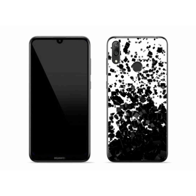 Gelový kryt mmCase na mobil Huawei Y7 (2019) - abstraktní vzor 1