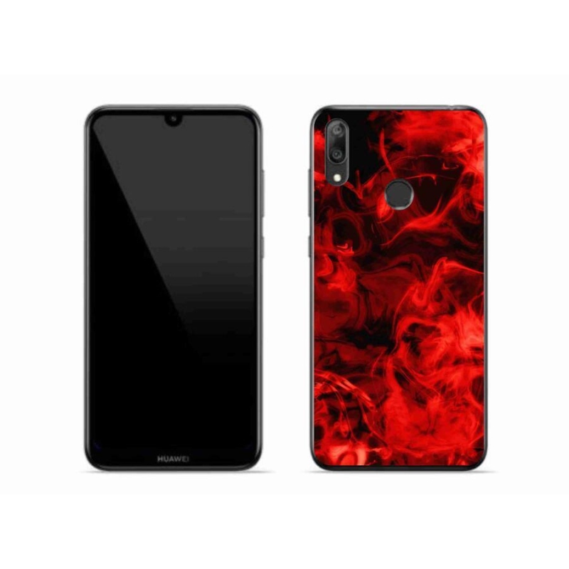 Gelový kryt mmCase na mobil Huawei Y7 (2019) - abstraktní vzor 11