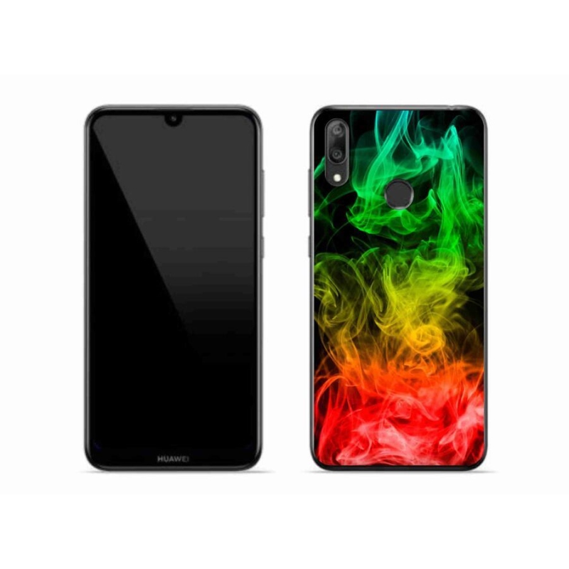 Gelový kryt mmCase na mobil Huawei Y7 (2019) - abstraktní vzor 7