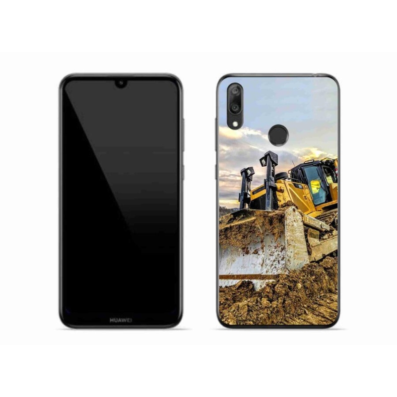 Gelový kryt mmCase na mobil Huawei Y7 (2019) - bagr