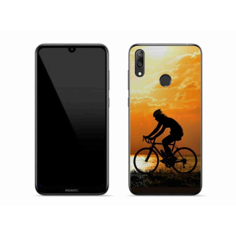 Gelový kryt mmCase na mobil Huawei Y7 (2019) - cyklovýlet