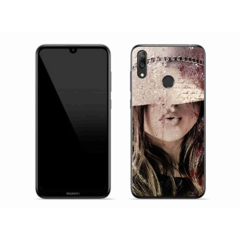 Gelový kryt mmCase na mobil Huawei Y7 (2019) - dívka