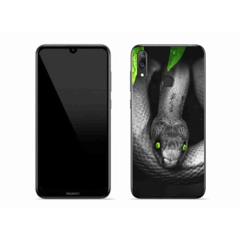 Gelový kryt mmCase na mobil Huawei Y7 (2019) - had