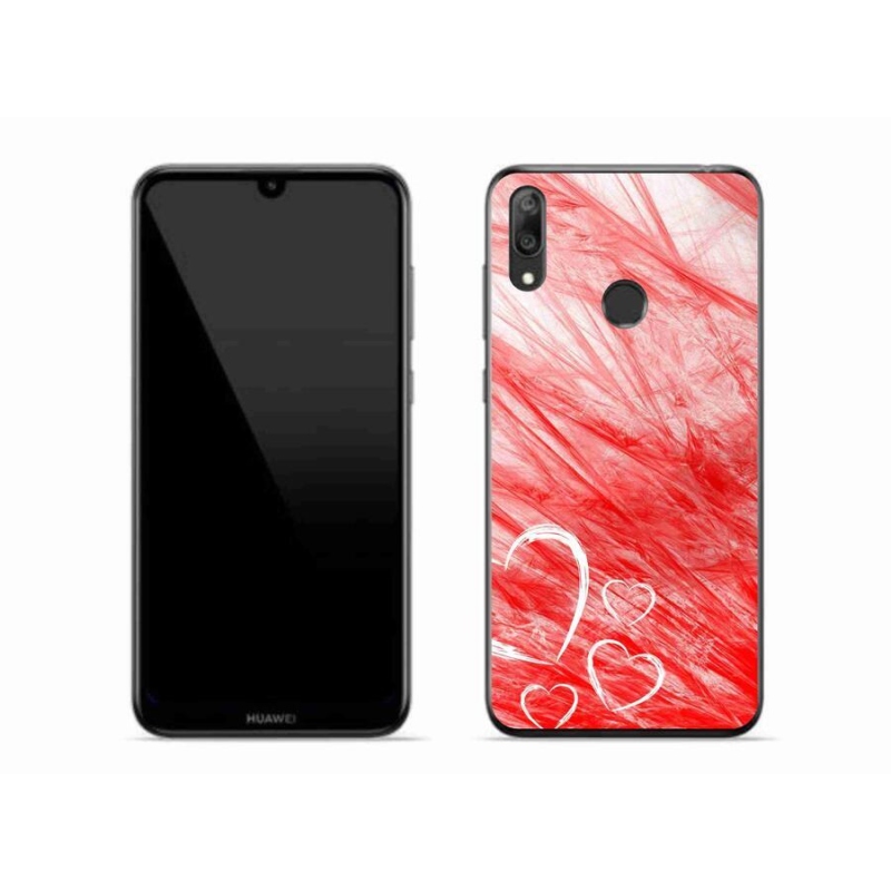 Gelový kryt mmCase na mobil Huawei Y7 (2019) - heart