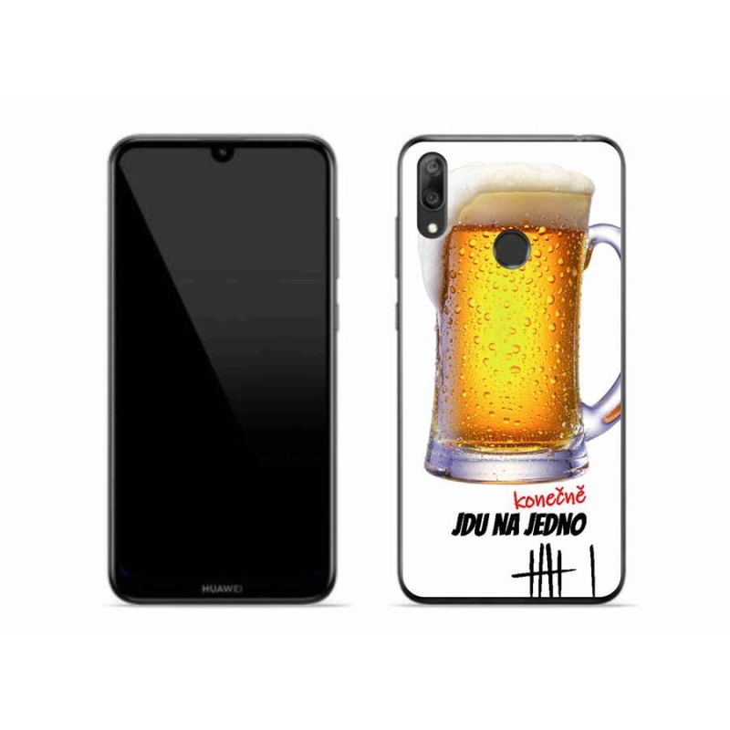 Gelový kryt mmCase na mobil Huawei Y7 (2019) - jdu na jedno
