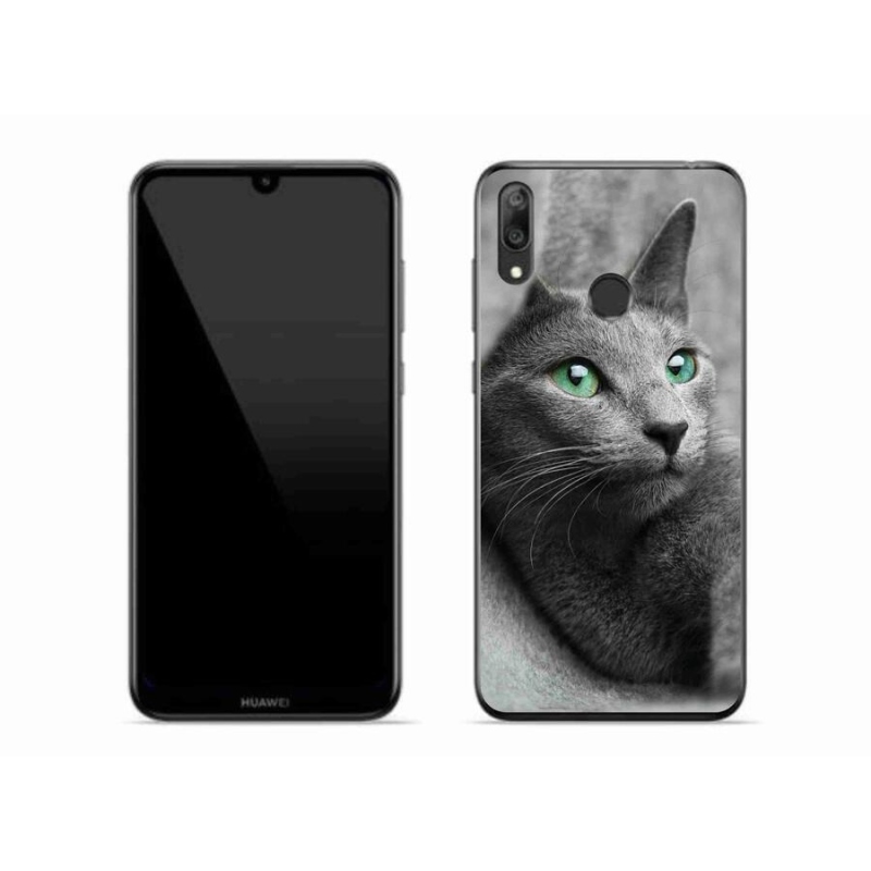 Gelový kryt mmCase na mobil Huawei Y7 (2019) - kočka 2
