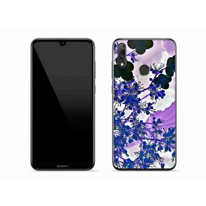 Gelový kryt mmCase na mobil Huawei Y7 (2019) - květ hortenzie