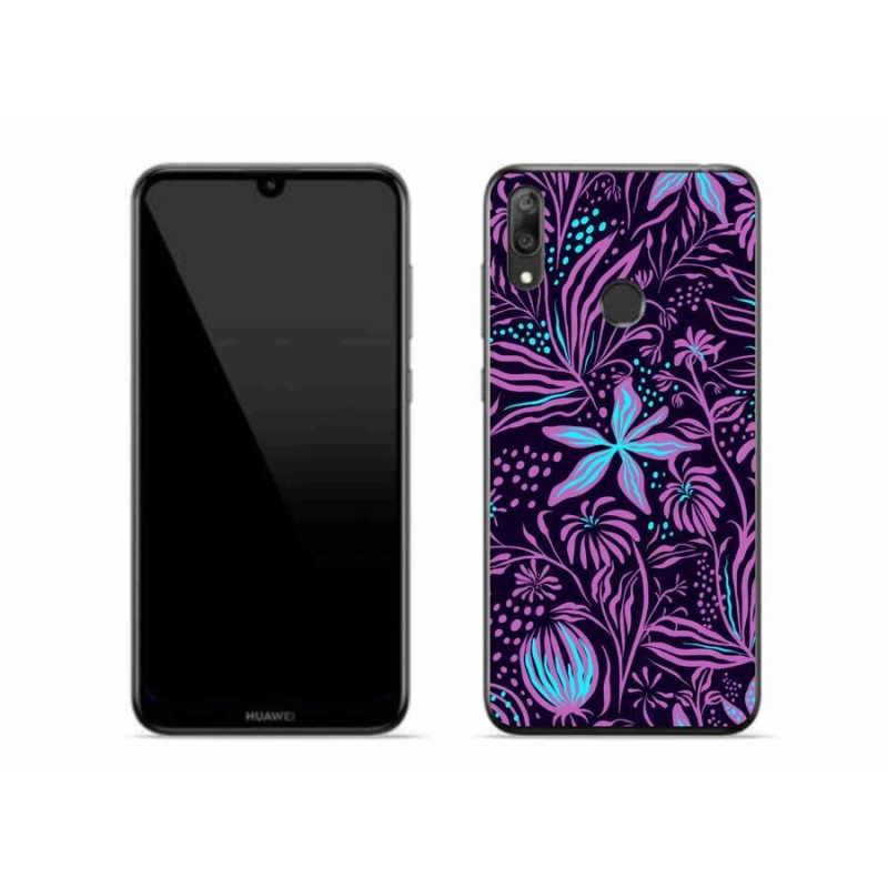 Gelový kryt mmCase na mobil Huawei Y7 (2019) - květiny 2