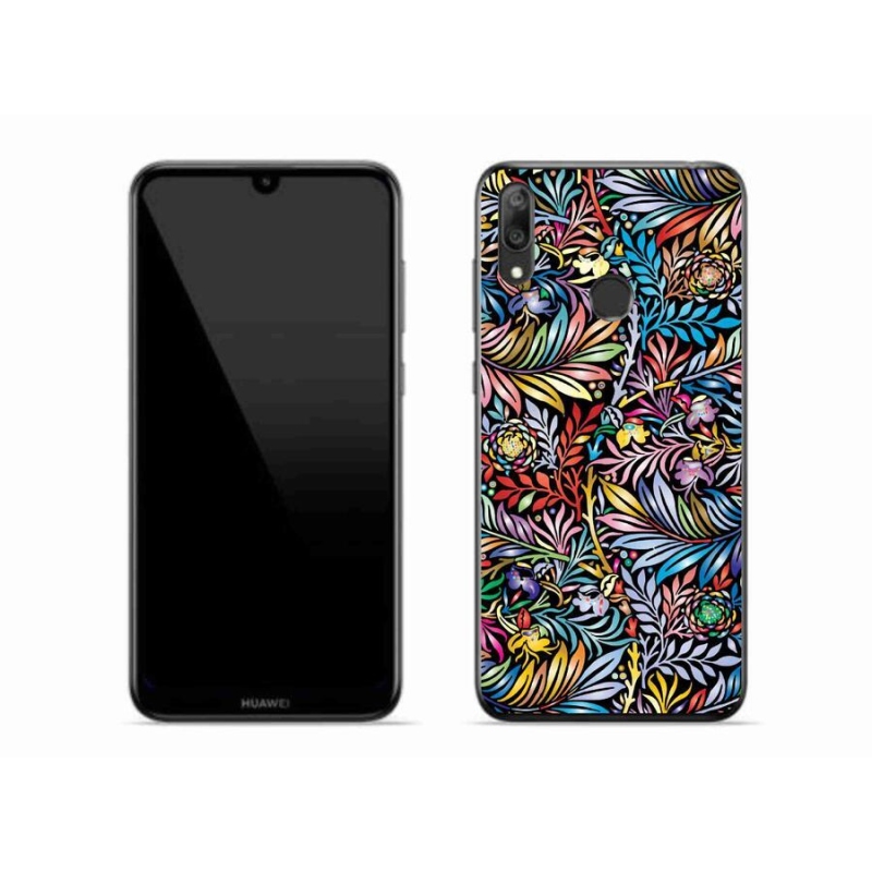 Gelový kryt mmCase na mobil Huawei Y7 (2019) - květiny 5