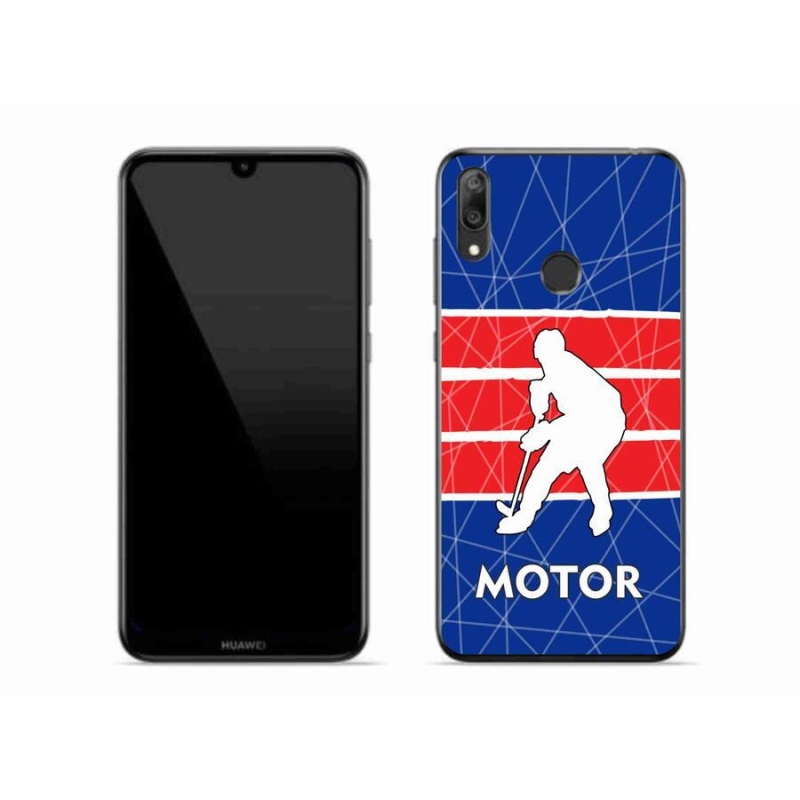 Gelový kryt mmCase na mobil Huawei Y7 (2019) - Motor