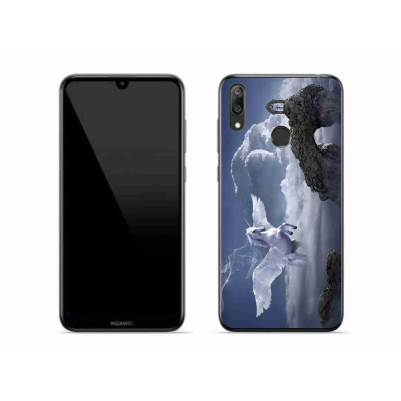 Gelový kryt mmCase na mobil Huawei Y7 (2019) - pegas