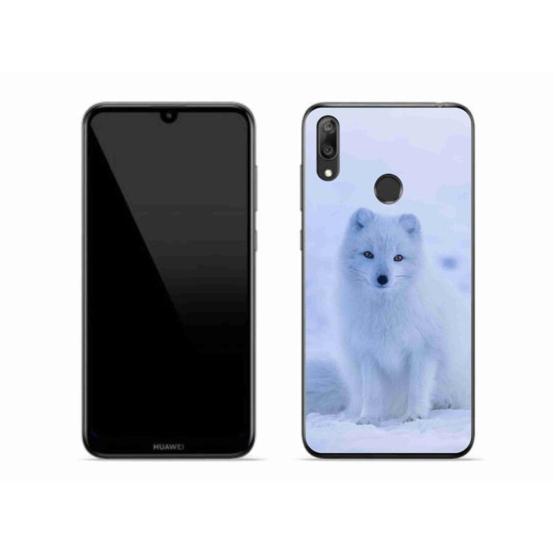 Gelový kryt mmCase na mobil Huawei Y7 (2019) - polární liška