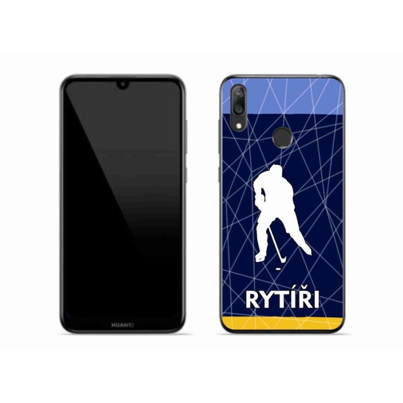 Gelový kryt mmCase na mobil Huawei Y7 (2019) - Rytíři