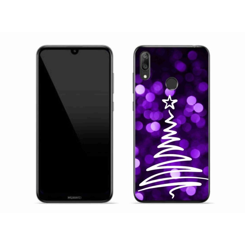 Gelový kryt mmCase na mobil Huawei Y7 (2019) - stromek