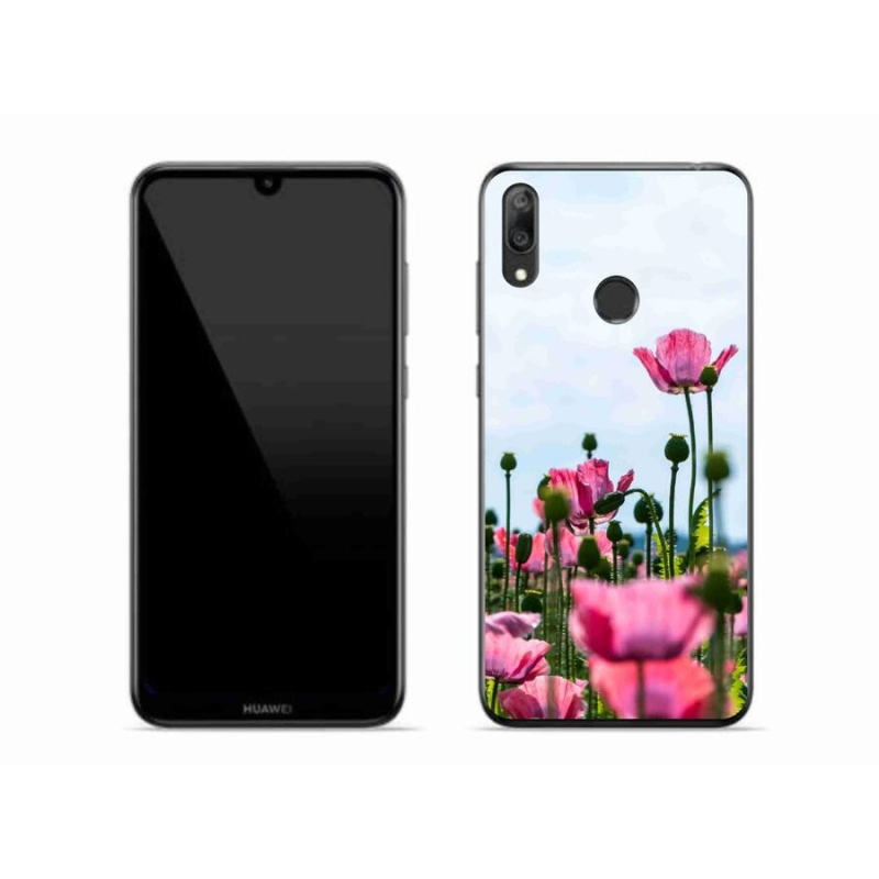 Gelový kryt mmCase na mobil Huawei Y7 (2019) - vlčí mák