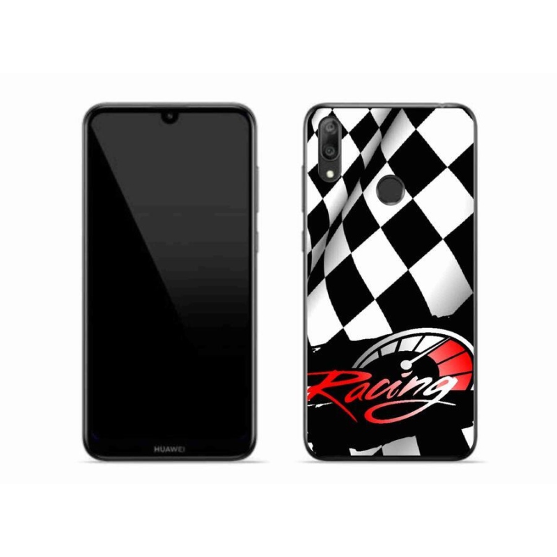 Gelový kryt mmCase na mobil Huawei Y7 (2019) - závodění