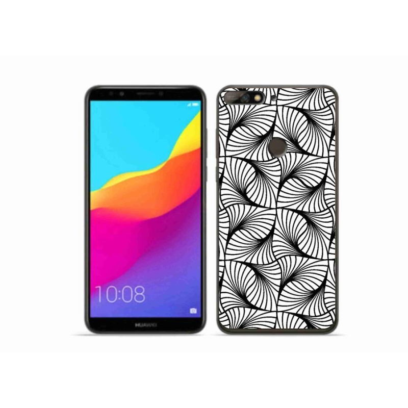 Gelový kryt mmCase na mobil Huawei Y7 Prime (2018) - abstrakt 11