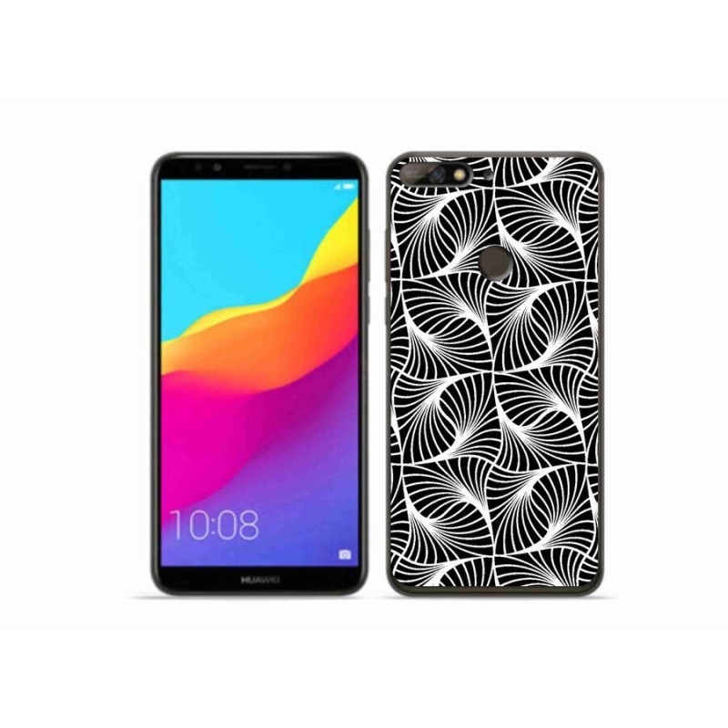 Gelový kryt mmCase na mobil Huawei Y7 Prime (2018) - abstrakt 14