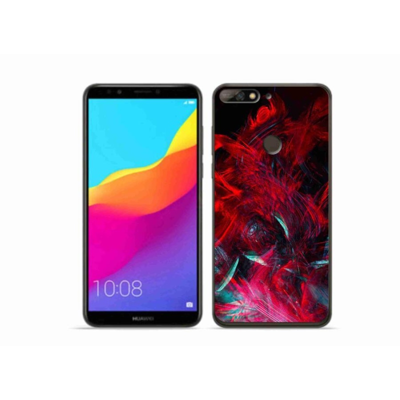 Gelový kryt mmCase na mobil Huawei Y7 Prime (2018) - abstrakt 16