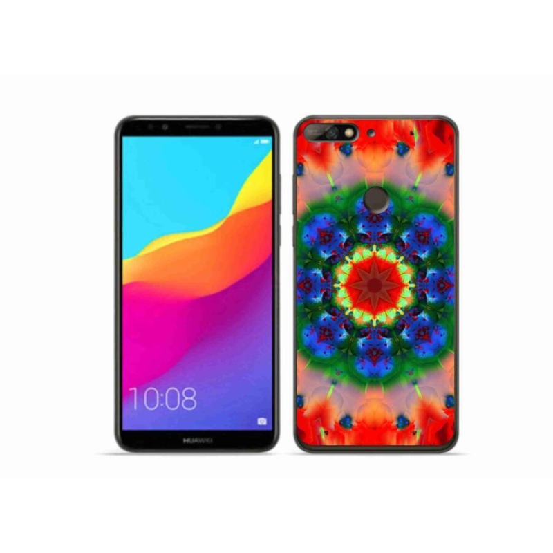 Gelový kryt mmCase na mobil Huawei Y7 Prime (2018) - abstrakt 5