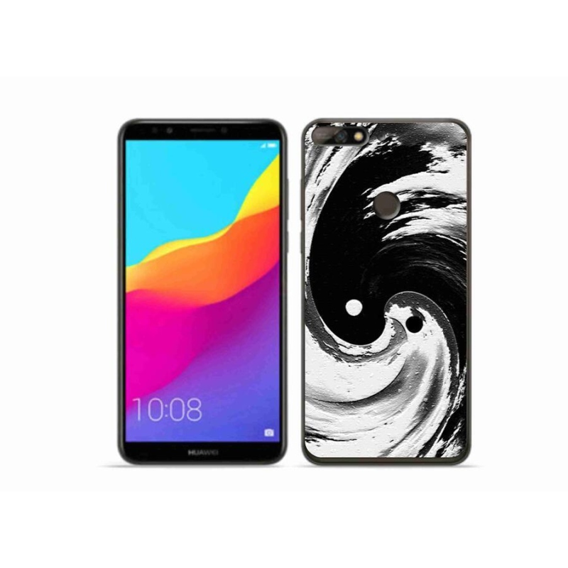 Gelový kryt mmCase na mobil Huawei Y7 Prime (2018) - abstrakt 8