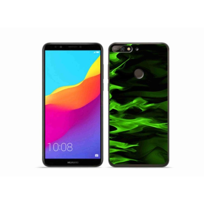 Gelový kryt mmCase na mobil Huawei Y7 Prime (2018) - abstraktní vzor 10