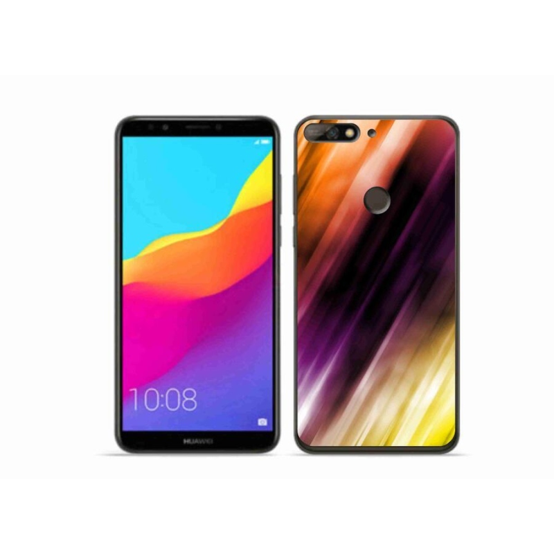 Gelový kryt mmCase na mobil Huawei Y7 Prime (2018) - abstraktní vzor 5