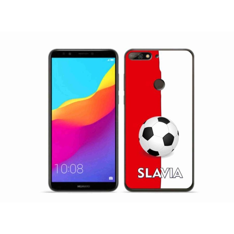 Gelový kryt mmCase na mobil Huawei Y7 Prime (2018) - fotbal 2