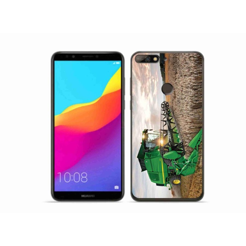 Gelový kryt mmCase na mobil Huawei Y7 Prime (2018) - kombajn
