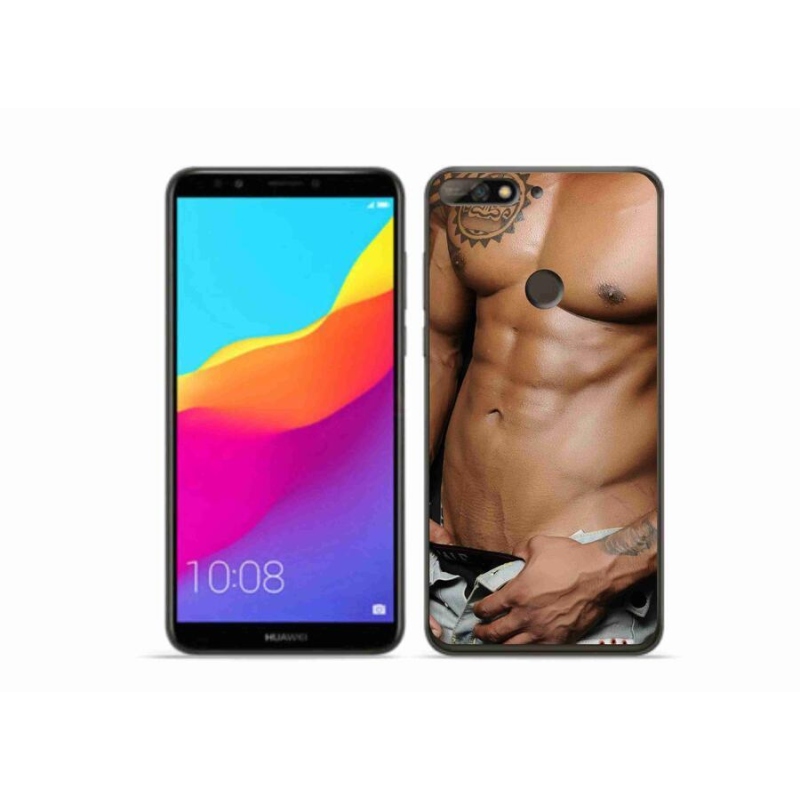 Gelový kryt mmCase na mobil Huawei Y7 Prime (2018) - sexy muž