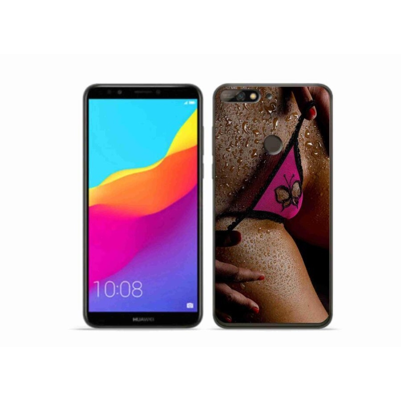 Gelový kryt mmCase na mobil Huawei Y7 Prime (2018) - sexy žena
