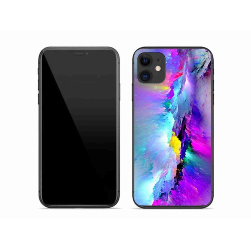 Gelový kryt mmCase na mobil iPhone 11 - abstrakt