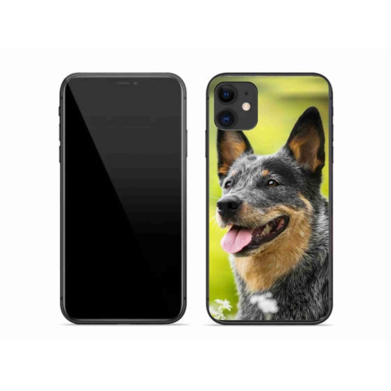 Gelový kryt mmCase na mobil iPhone 11 - australský honácký pes