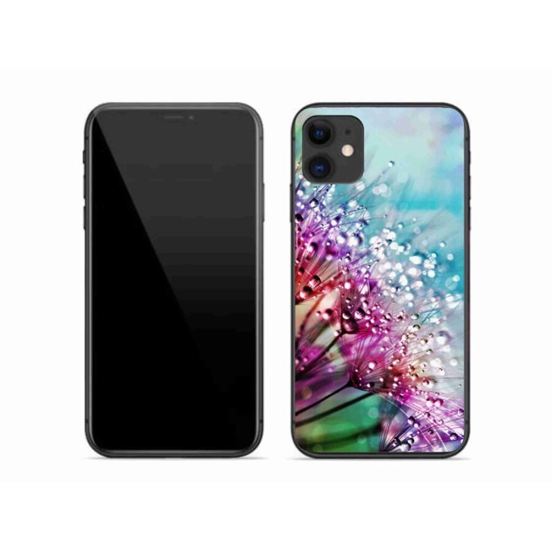 Gelový kryt mmCase na mobil iPhone 11 - barevné květy