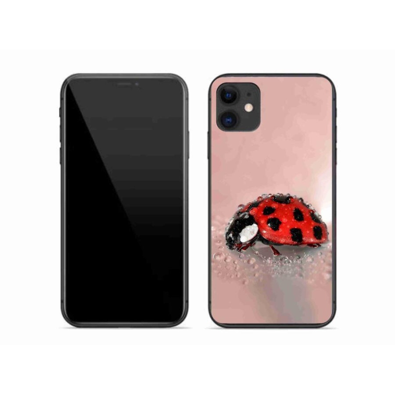 Gelový kryt mmCase na mobil iPhone 11 - beruška